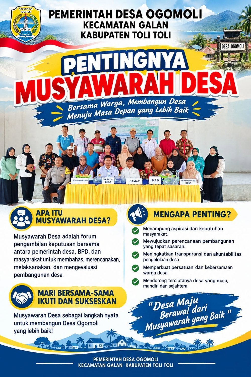 Pentingnya Musyawarah Desa: Bersama Warga, Membangun Desa